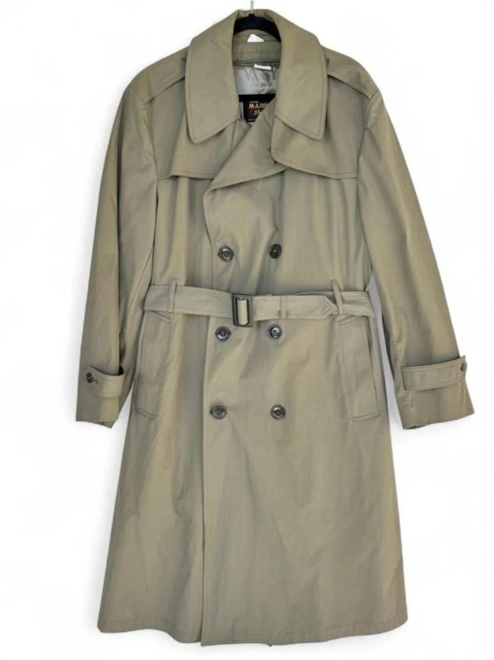 Vintage Marine Shop Trench Coat